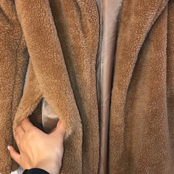 Cozy Brown Teddy Jacket - Picture 7 of 8